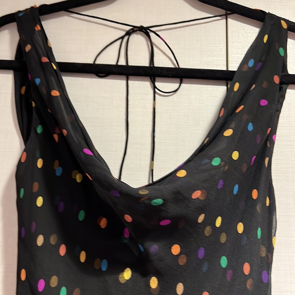 All silk beautiful dress fully silk lined same pattern - Picture 3 of 8